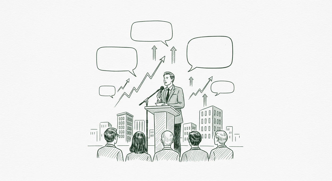 A company finally having a voice with investors